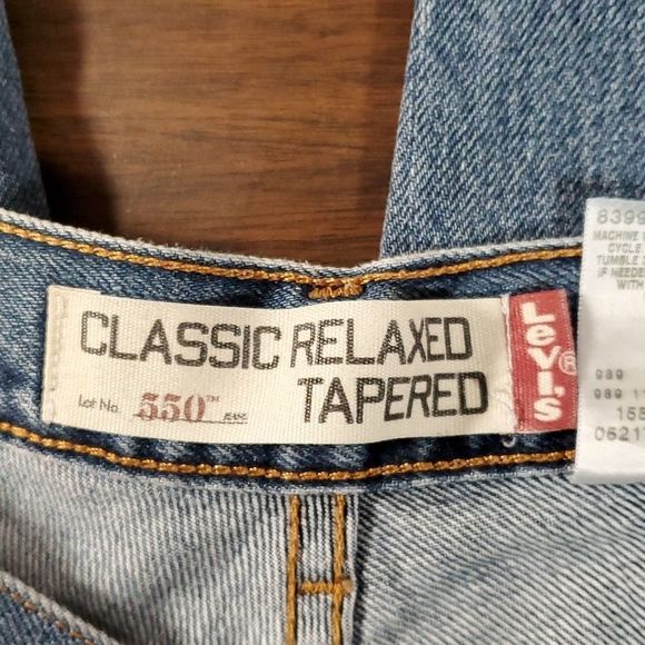 Vintage Ladies Levi's 550 Relaxed Tapered Jeans‎ 16 M - Picture 6 of 10